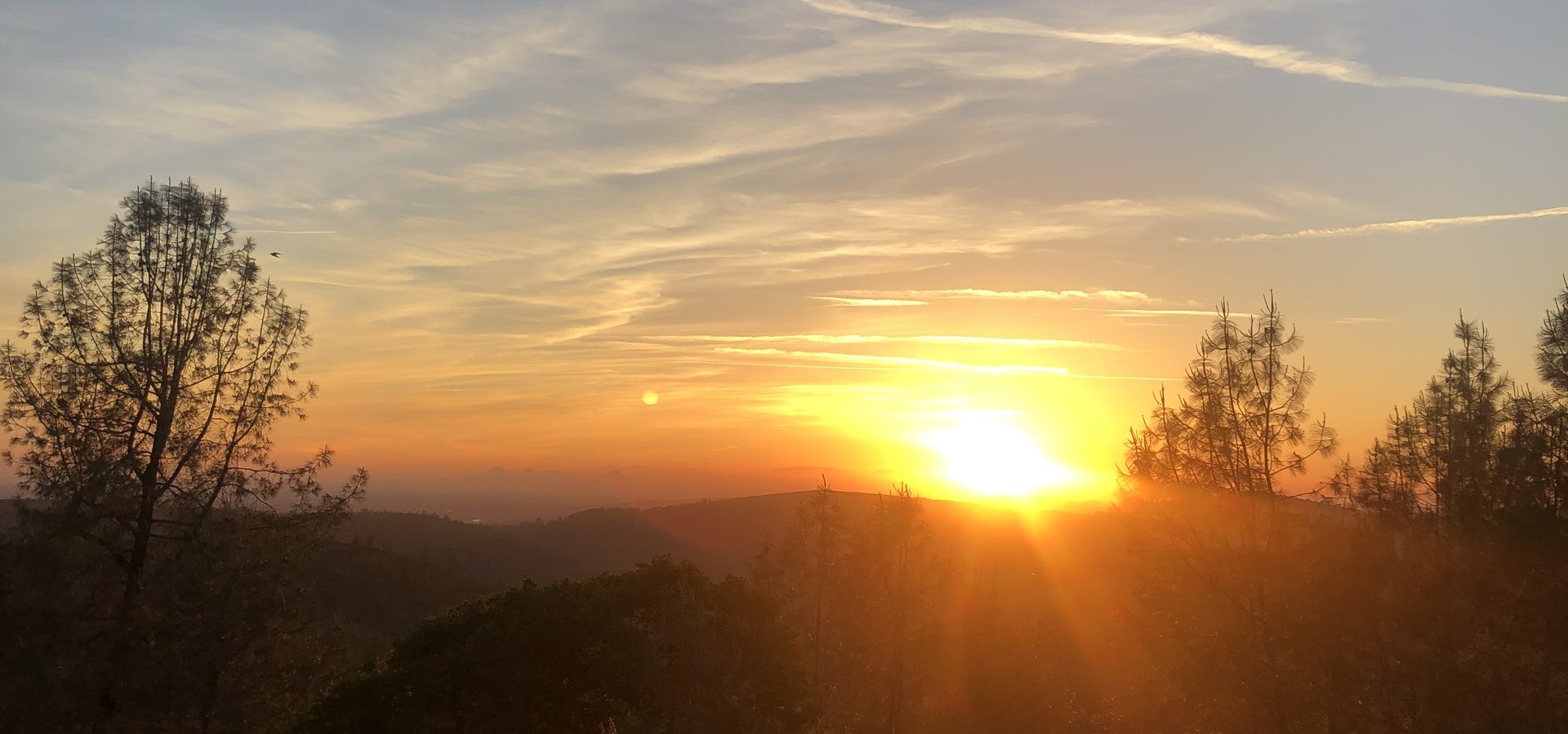 Sunset over Siskiyou County